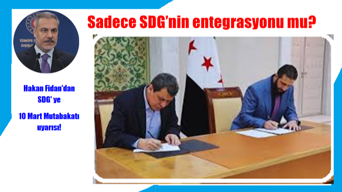 10 Mart Mutabakatı:   Sadece SDG’nin entegrasyonu mu?